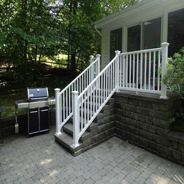 6 white vinyl stair railing 6 white vinyl stair railing