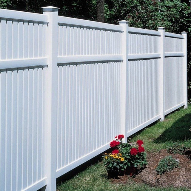 White Vinyl Fence