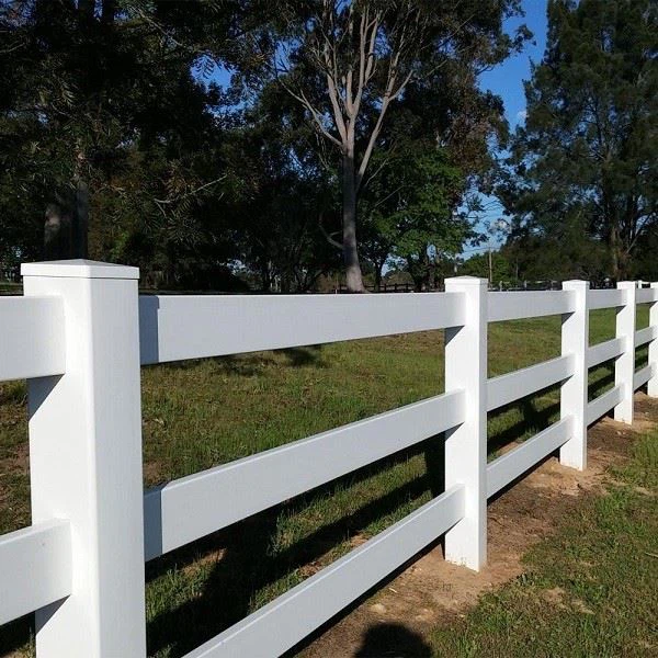 PVC Horse Farm Fencing