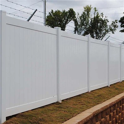 Privatnost Vinyl White Fence