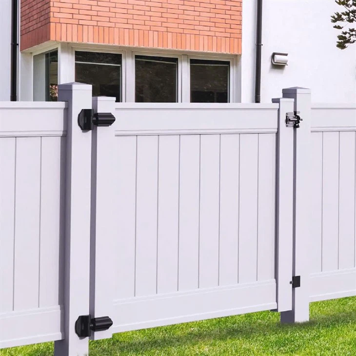 White PVC Fence Gates