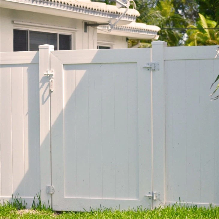 White PVC Fence Gates